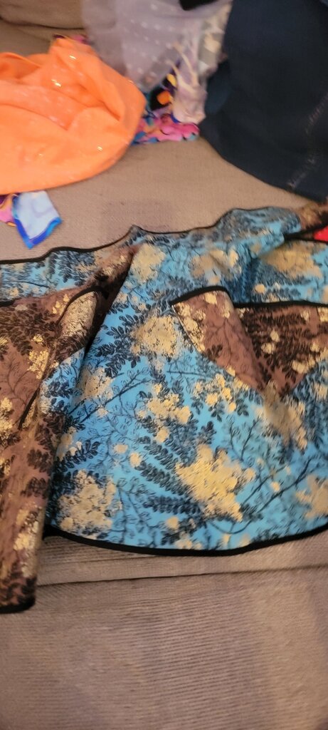 Floral Print Cape