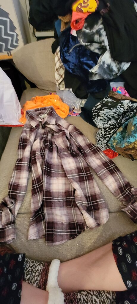American Eagle Boyfriend Fit Flannel Shirt