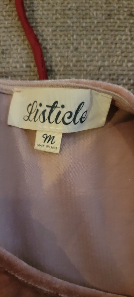 Listicle Velvety Dress