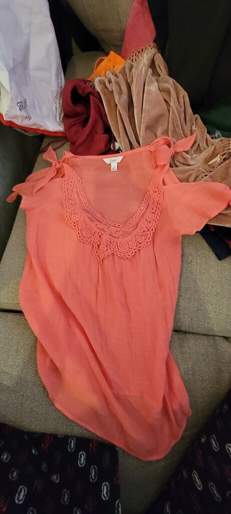 Candie's Women's Coral Blouse