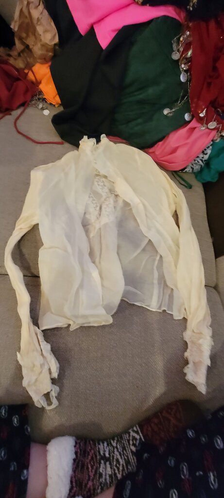Lightweight Sheer White Blouse