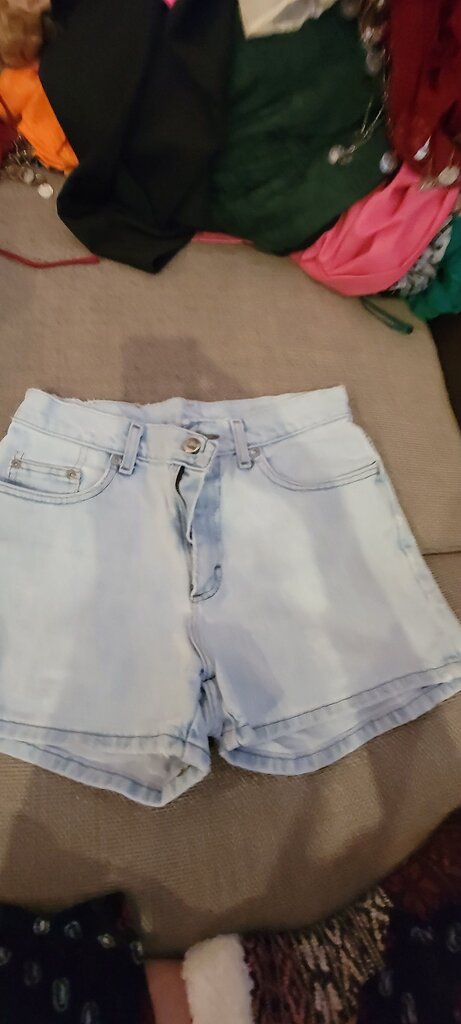 Light Blue Denim Shorts