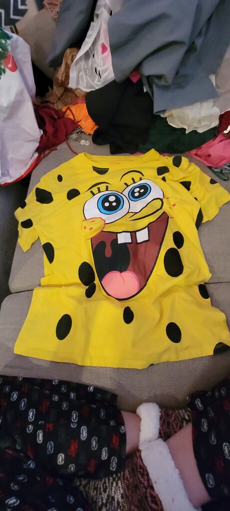 Nickelodeon SpongeBob SquarePants Yellow Graphic T-Shirt