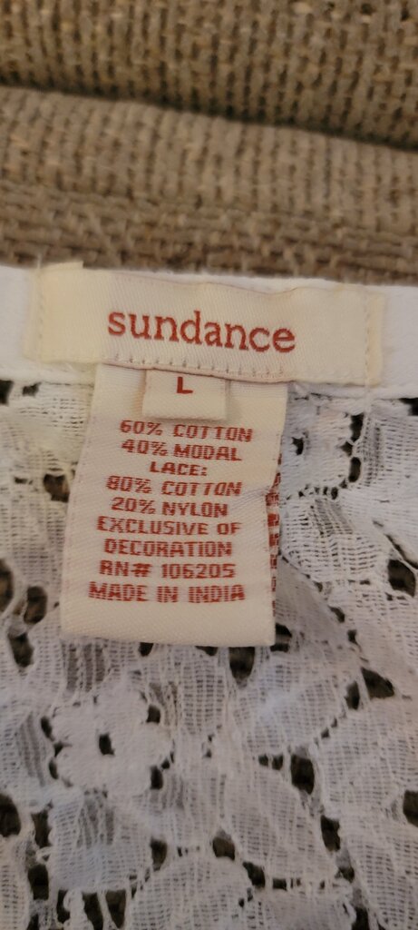 Sundance Women's White Lace Top