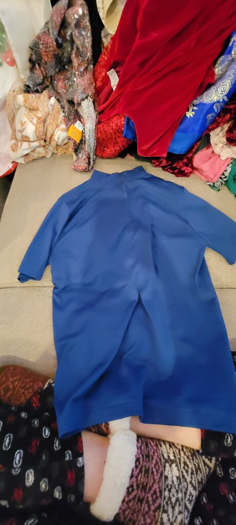 Rhodes Blue Polyester Top