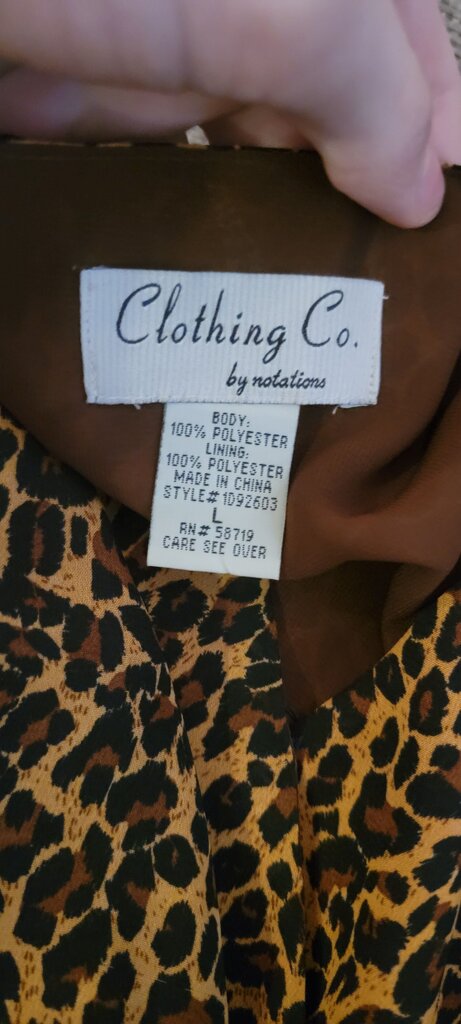 Leopard Print Sleeveless Top