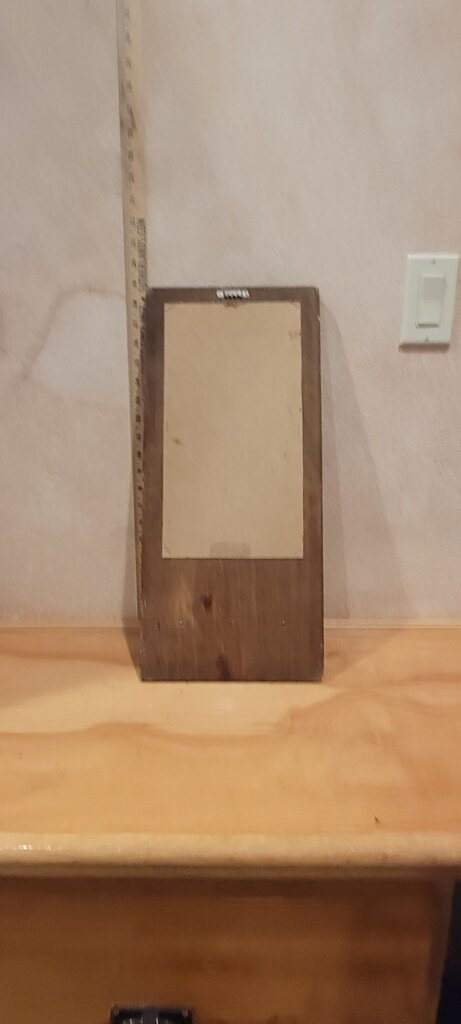 Mirrored Wood Wall Mount Bracket Shelf Plant Picture Trinkets Ledge Grandacore Granny Cottage Farmhouse