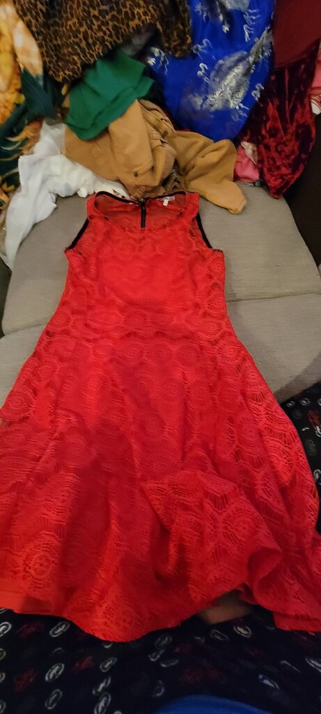 Charlotte Russe Red Lace Dress