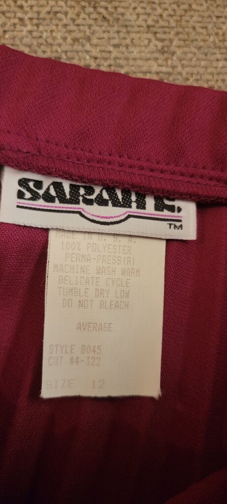 Plum Pleated Skirt