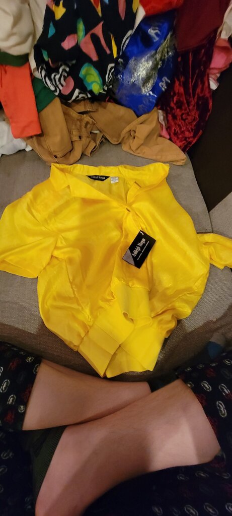 Ashleigh Morgan Yellow Blouse