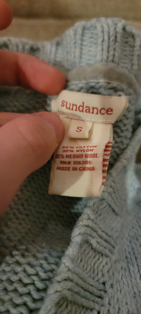 Sundance Blue Knit Cardigan