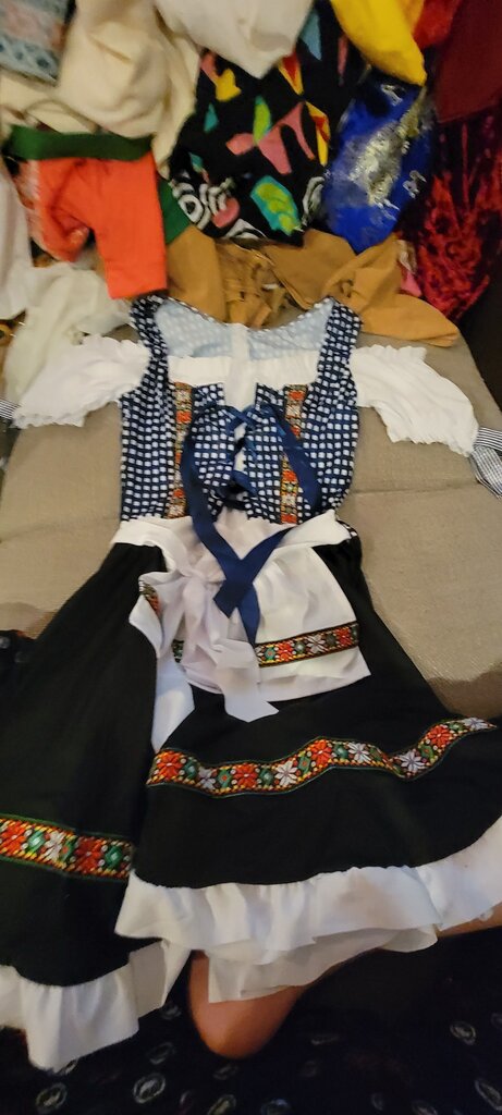 Traditional Folk Costume Dress