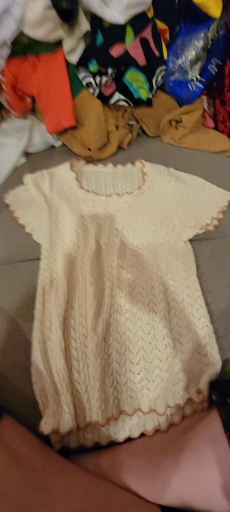 Vintage Cream Knitted Top