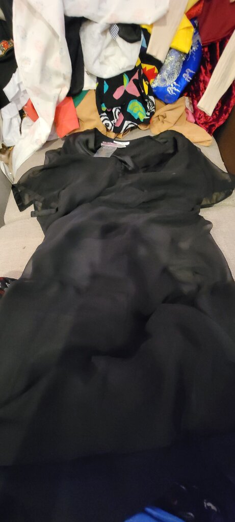 Ulla Popken Relaxed Fit Black Dress