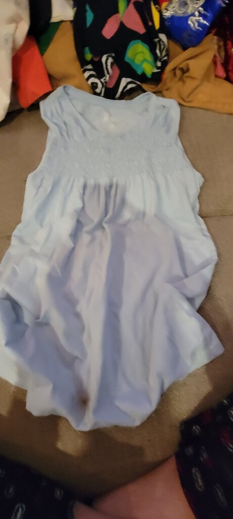 Light Blue Cotton Dress