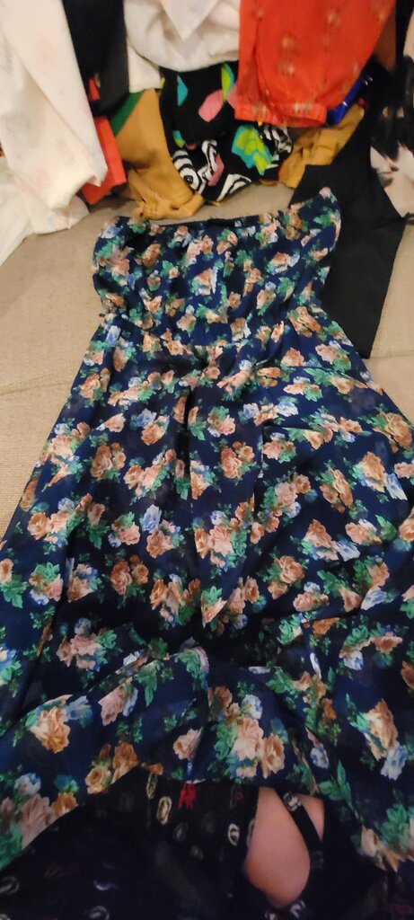 Floral Print Midi Dress