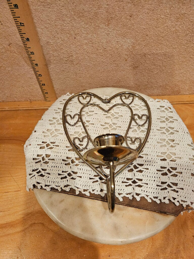 Heart Shaped Candle Holder