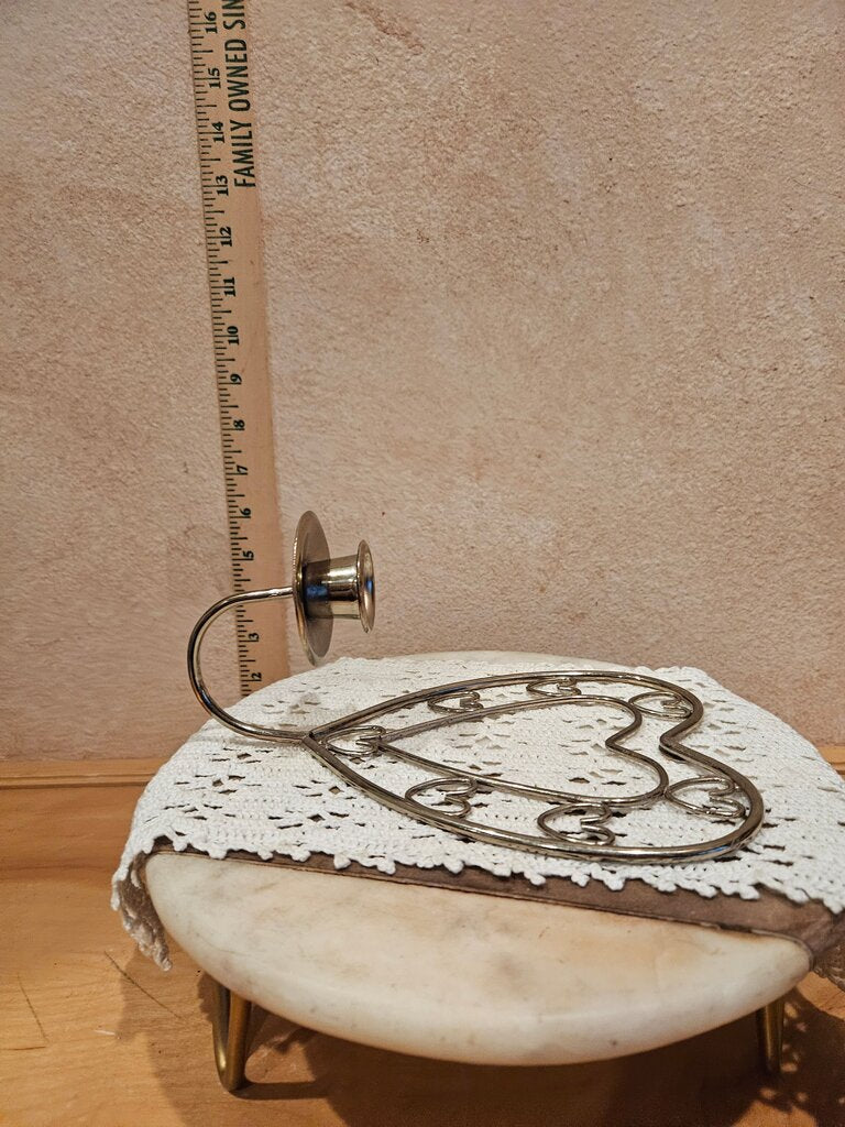 Heart Shaped Candle Holder