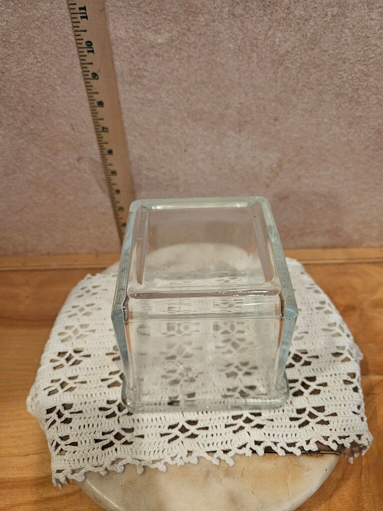 Square Glass Storage Container with Lid
