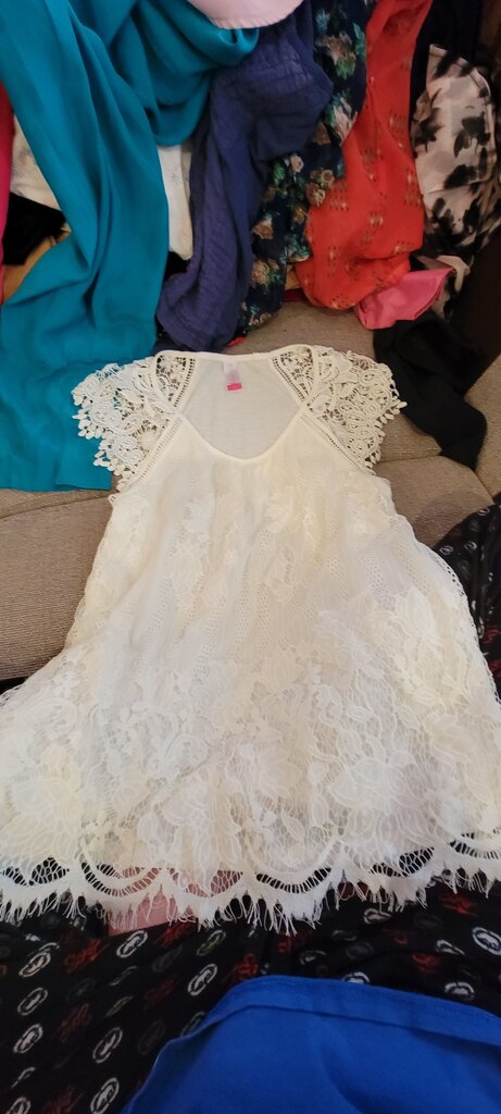 No Boundaries Lace Trimmed Dress