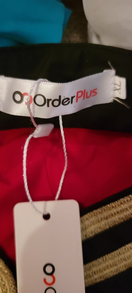 Red Military Style Jacket with Gold Trim