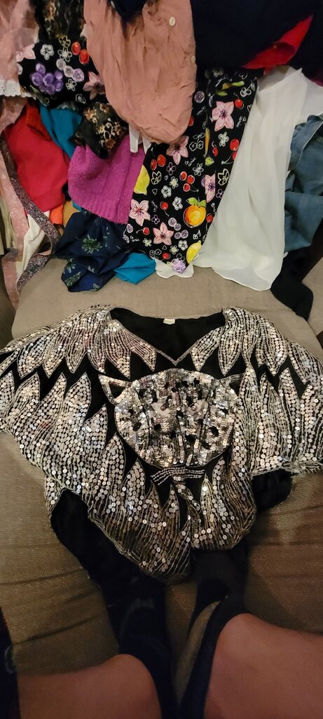 Gunit 100% Pure Silk Beaded Top