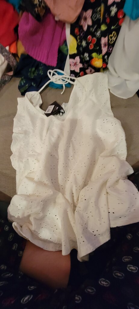 Ava & Viv Eyelet Top