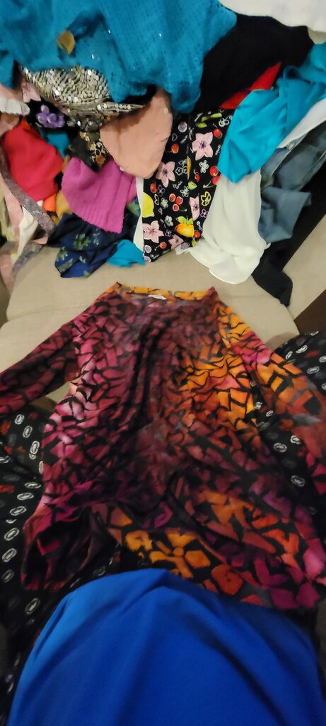 Westbound Sheer Colorful Top