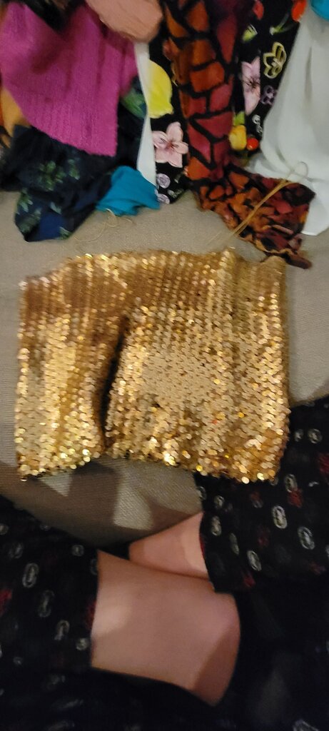 Gold Sequin Top