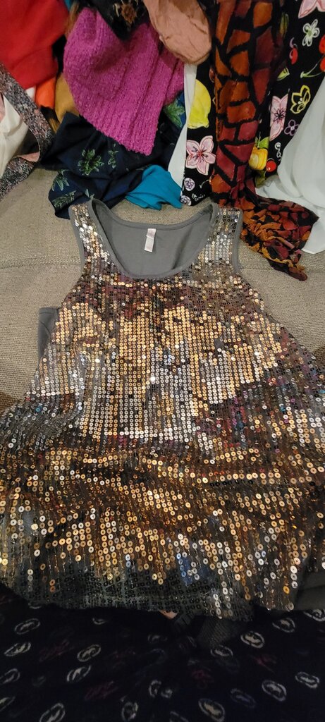 Xhilaration Sequin Tank Top