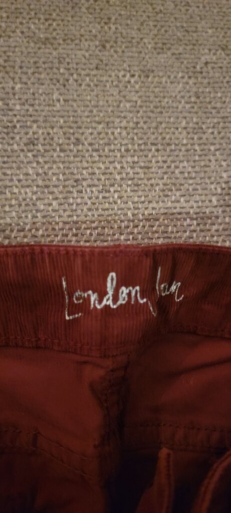 London Jean Burgundy Pants