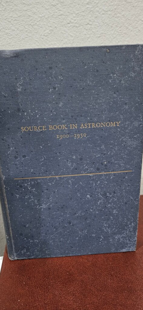 Source Book in Astronomy 1900-1950