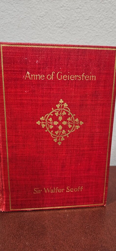 Rare Anne of Geierstein by Sir Walter Scott