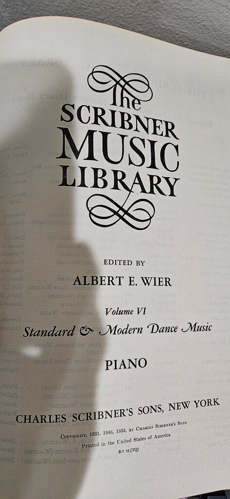 The Scribner Music Library: Standard & Modern Dance Music - Volume VI