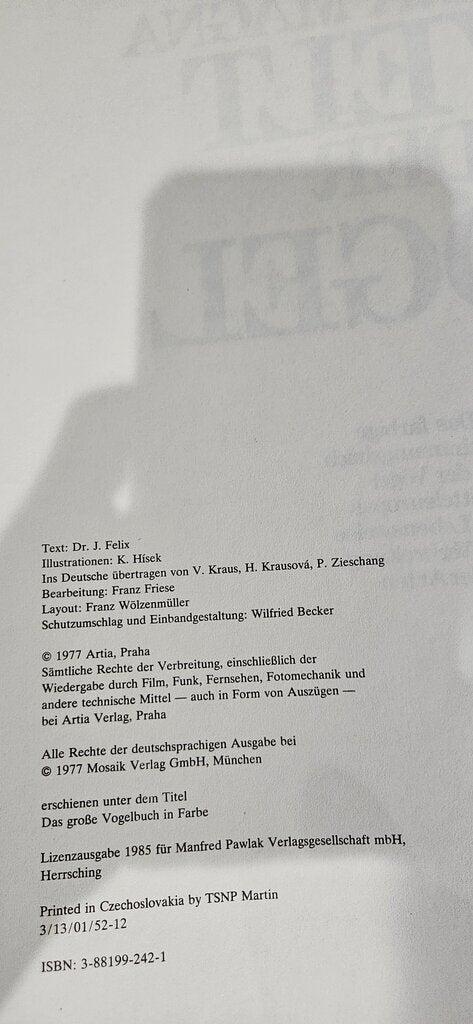 Natura Magna Welt der Vögel Book