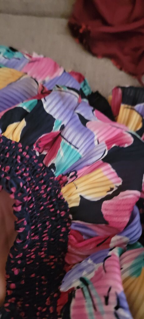 Colorful Floral Print Dress