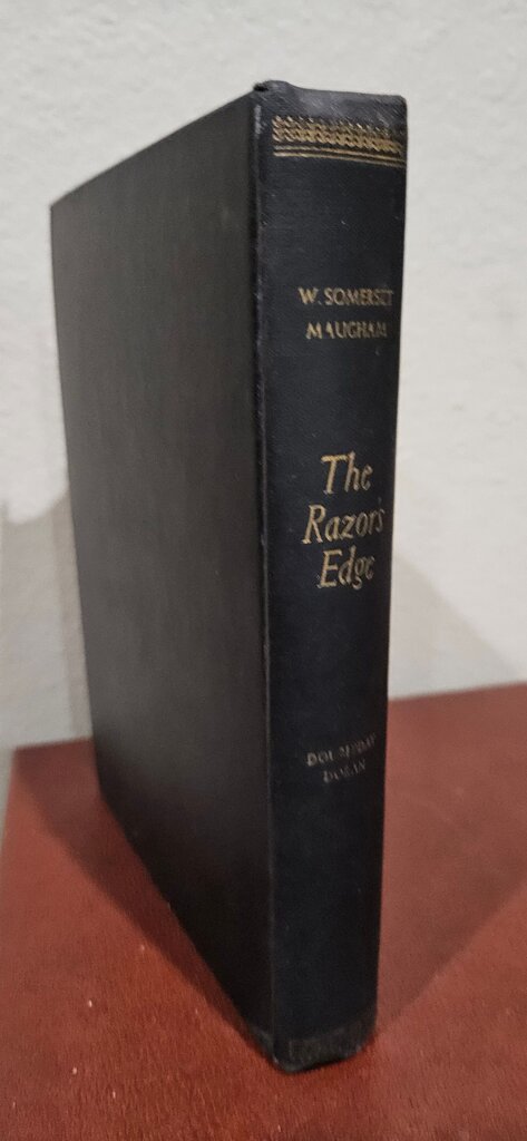 The Razor's Edge by W. Somerset Maugham 1st edition 2nd printing includes a signed personalized letter from Author