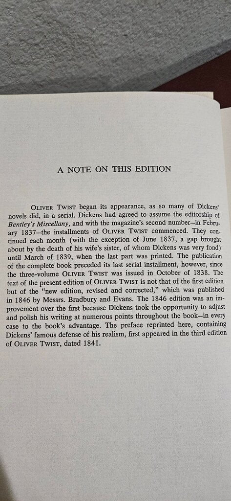 Oliver Twist by Charles Dickens