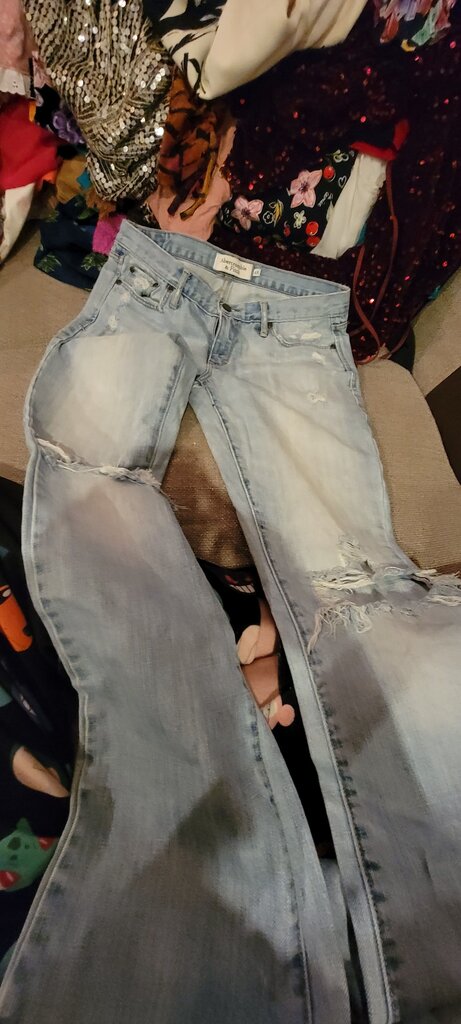 Abercrombie & Fitch Distressed Jeans