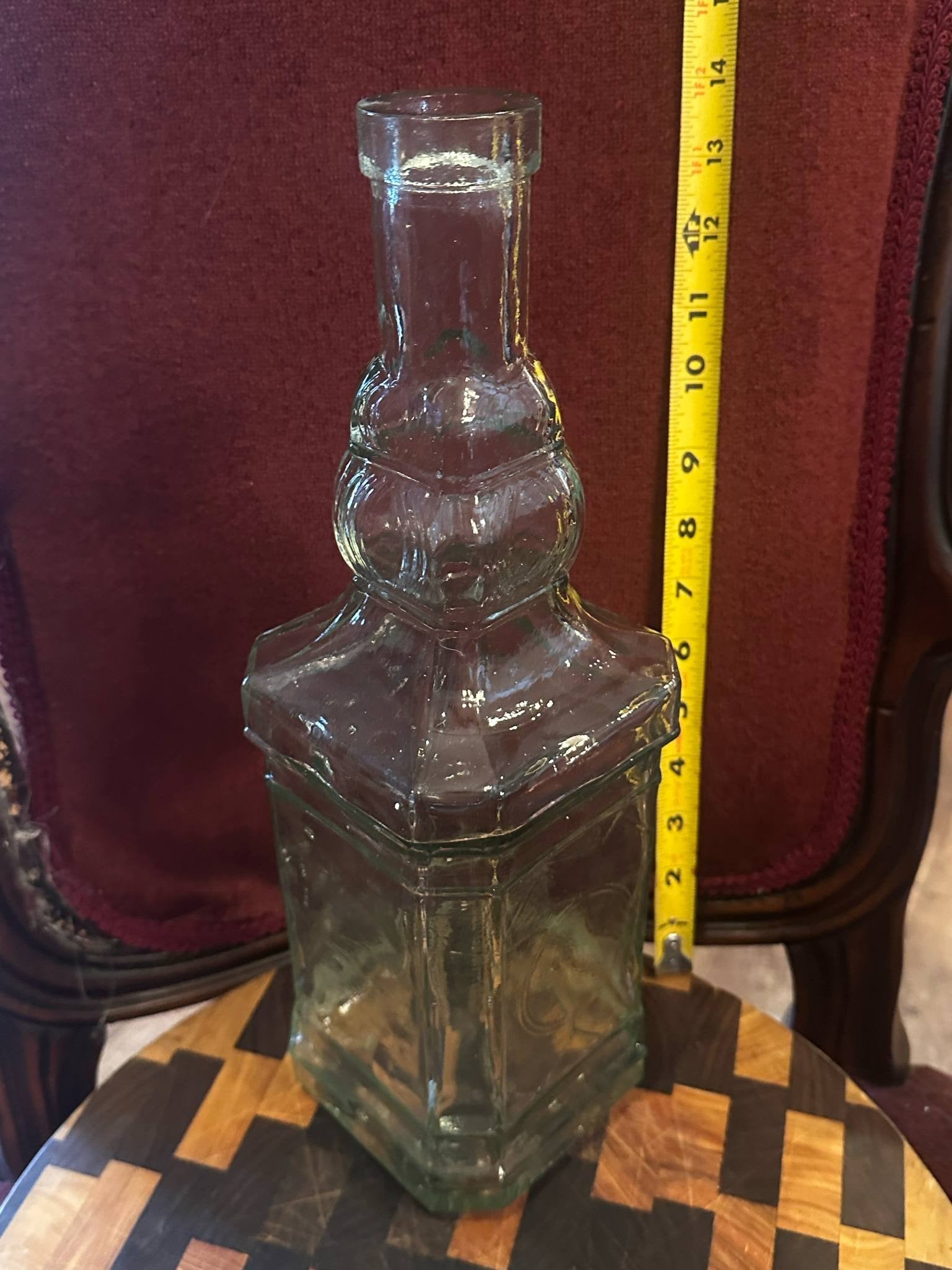 Vintage Clear Glass Decanter
