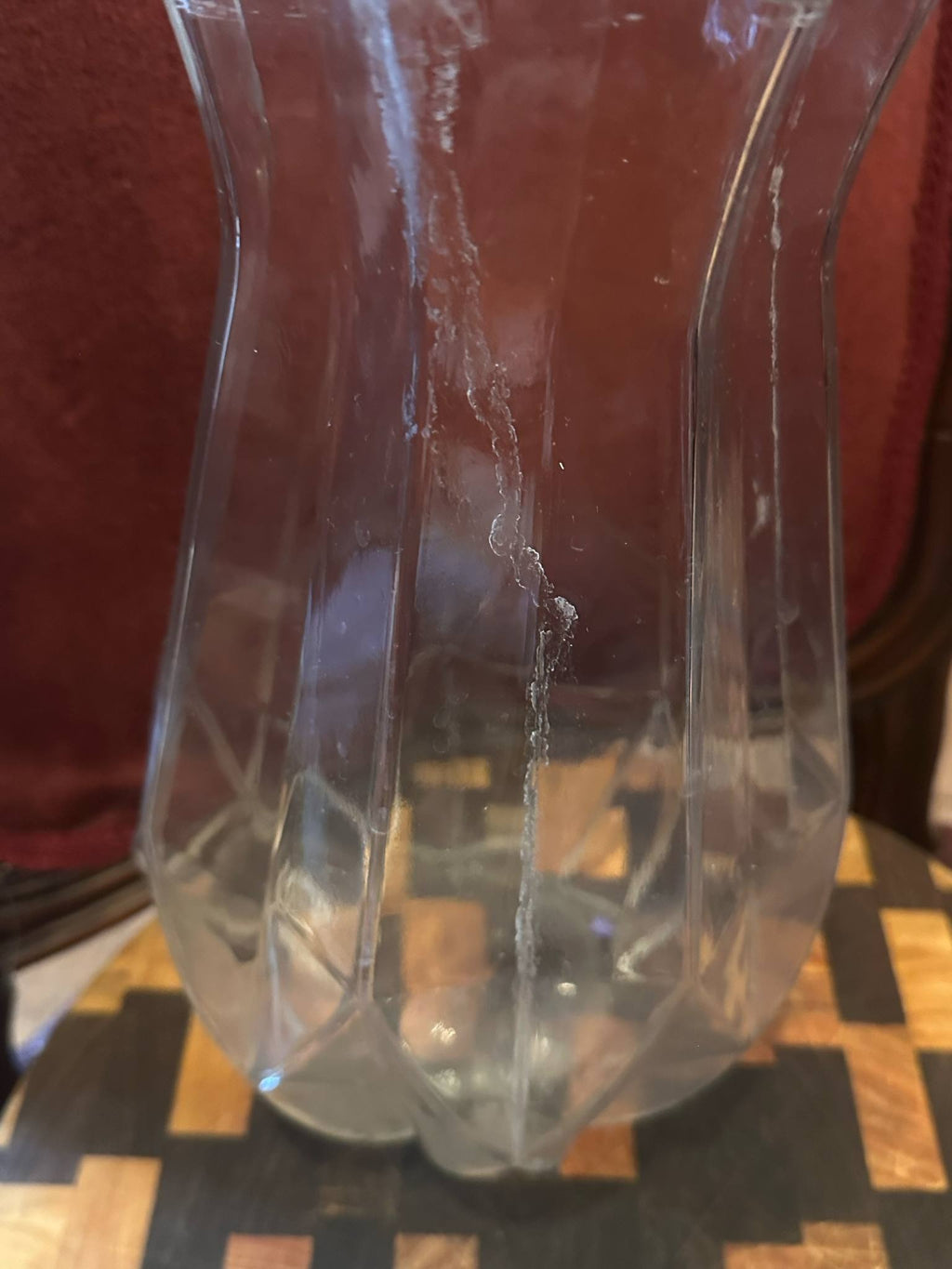 Decorative Clear Plastic Vase