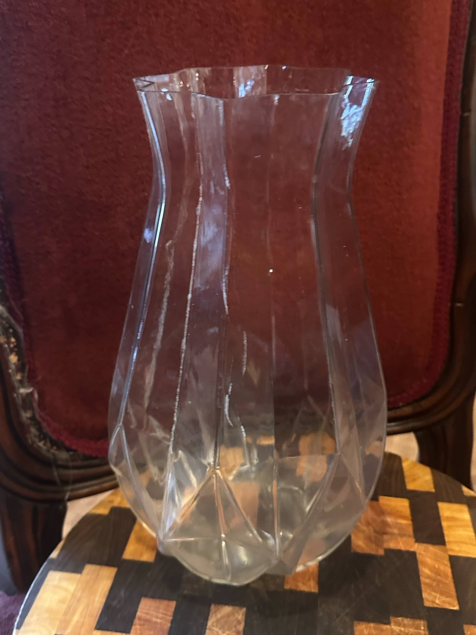 Decorative Clear Plastic Vase
